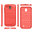 Flexi Slim Carbon Fibre Case for Nokia 1 - Brushed Red